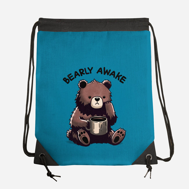 Bearly Awake-None-Drawstring-Bag-fanfreak1