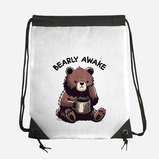 Bearly Awake-None-Drawstring-Bag-fanfreak1