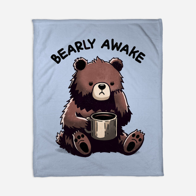 Bearly Awake-None-Fleece-Blanket-fanfreak1