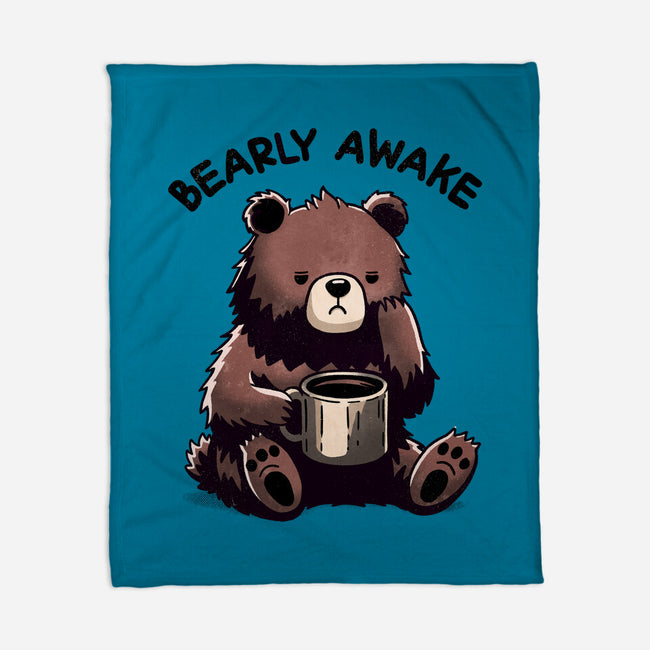 Bearly Awake-None-Fleece-Blanket-fanfreak1