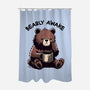 Bearly Awake-None-Polyester-Shower Curtain-fanfreak1