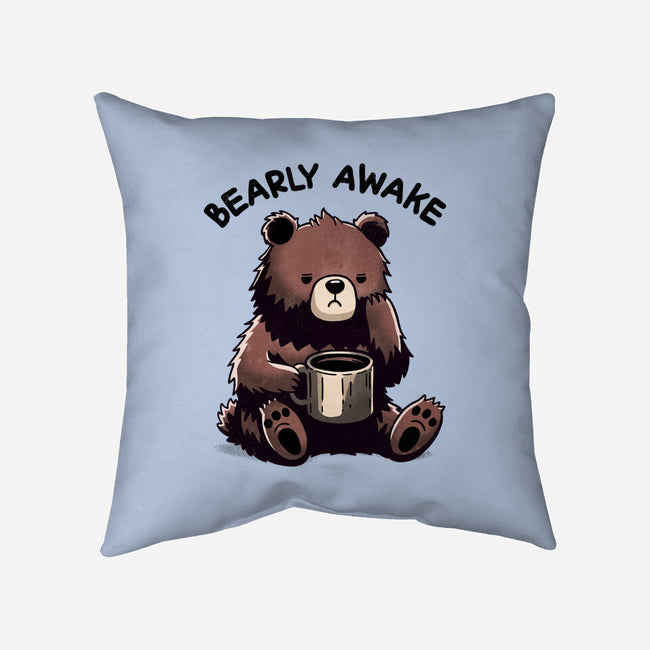 Bearly Awake-None-Non-Removable Cover w Insert-Throw Pillow-fanfreak1