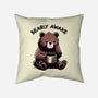 Bearly Awake-None-Non-Removable Cover w Insert-Throw Pillow-fanfreak1