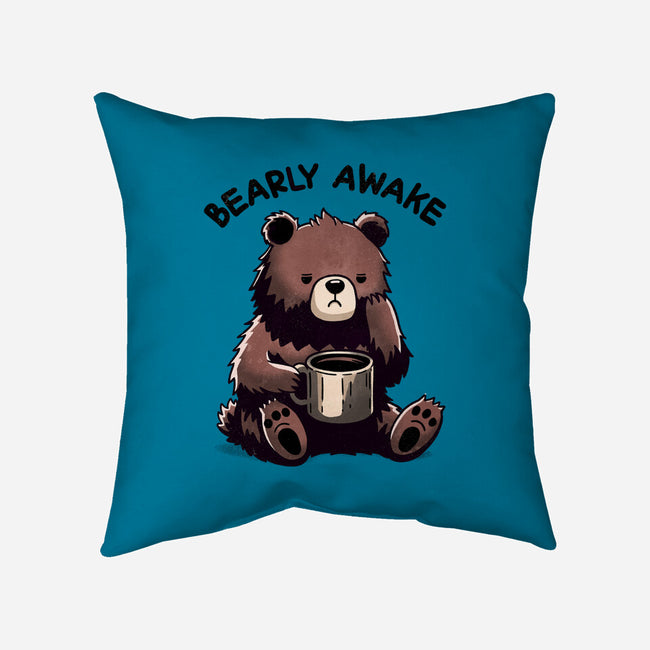 Bearly Awake-None-Non-Removable Cover w Insert-Throw Pillow-fanfreak1