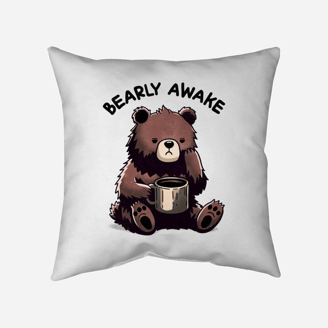 Bearly Awake-None-Removable Cover w Insert-Throw Pillow-fanfreak1