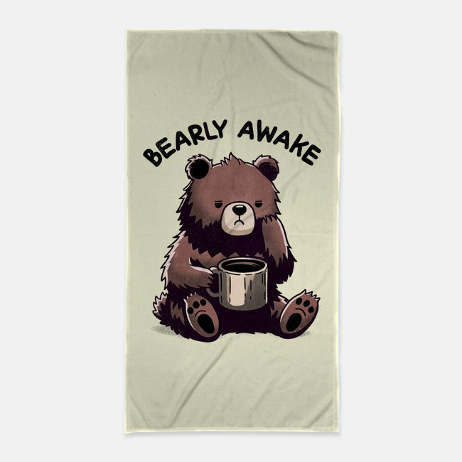 Bearly Awake-None-Beach-Towel-fanfreak1