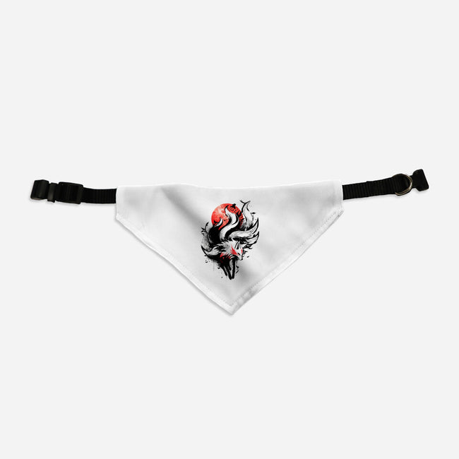 Kitsune Fox Splash-Dog-Adjustable-Pet Collar-fanfreak1