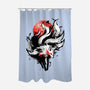 Kitsune Fox Splash-None-Polyester-Shower Curtain-fanfreak1