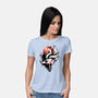 Kitsune Fox Splash-Womens-Basic-Tee-fanfreak1