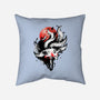 Kitsune Fox Splash-None-Removable Cover-Throw Pillow-fanfreak1