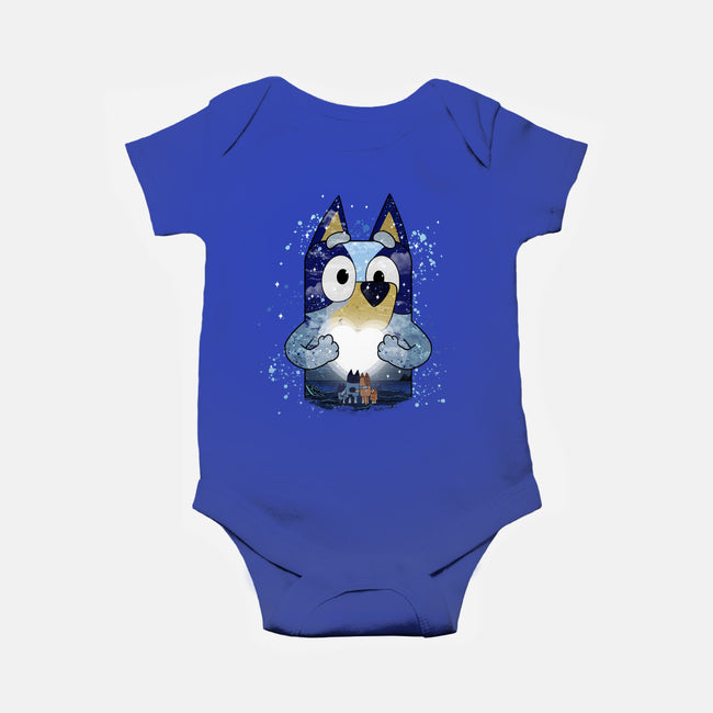 Heeler Family Love-Baby-Basic-Onesie-JamesQJO