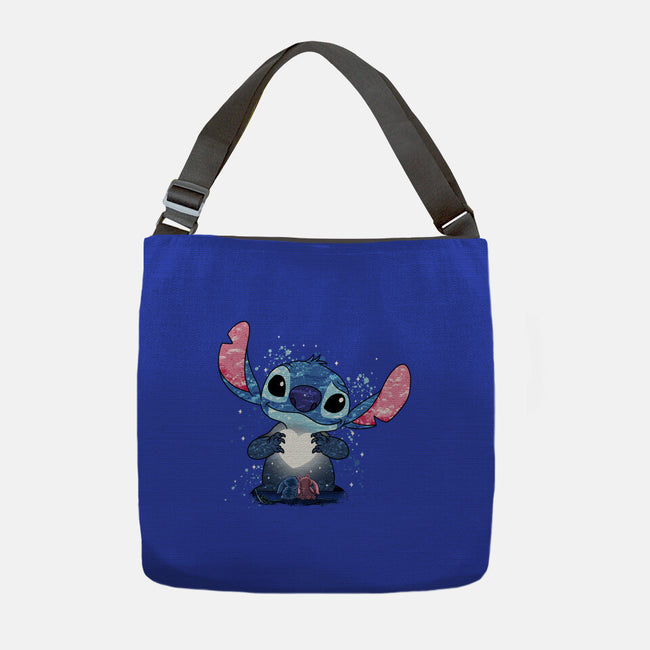 Stitch's Love-None-Adjustable Tote-Bag-JamesQJO