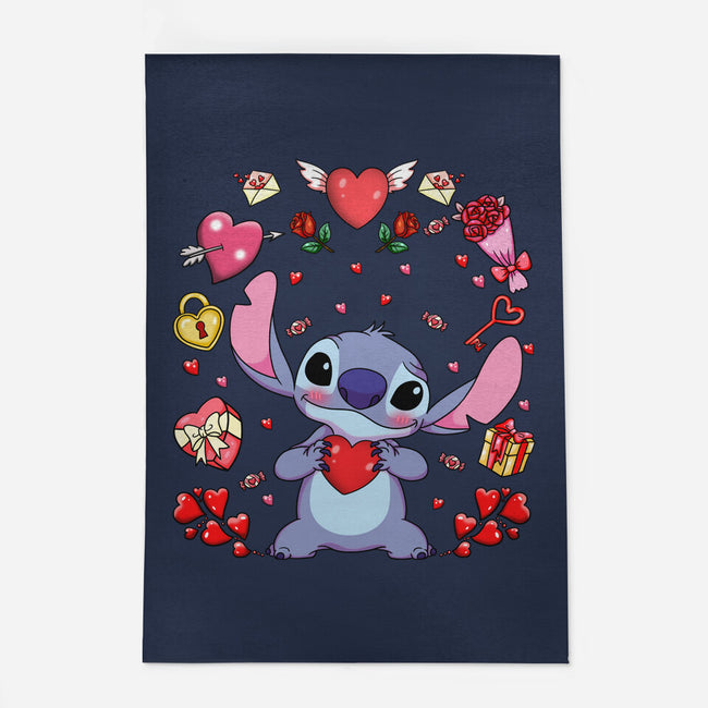 Stitch's Valentine-None-Indoor-Rug-JamesQJO