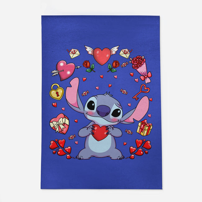 Stitch's Valentine-None-Indoor-Rug-JamesQJO