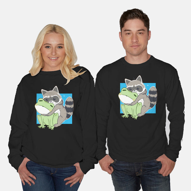 Big Friends-Unisex-Crew Neck-Sweatshirt-Rayuzu