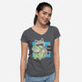 Big Friends-Womens-V-Neck-Tee-Rayuzu