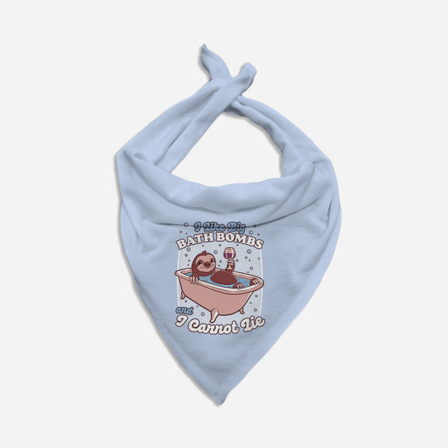 Relax Sloth Bubble Bathtub-Cat-Bandana-Pet Collar-Studio Mootant