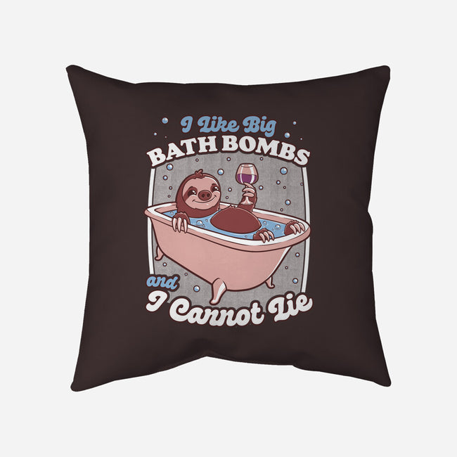 Relax Sloth Bubble Bathtub-None-Non-Removable Cover w Insert-Throw Pillow-Studio Mootant