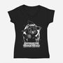 Dork Arts-Womens-V-Neck-Tee-Studio Mootant