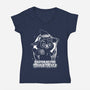 Dork Arts-Womens-V-Neck-Tee-Studio Mootant