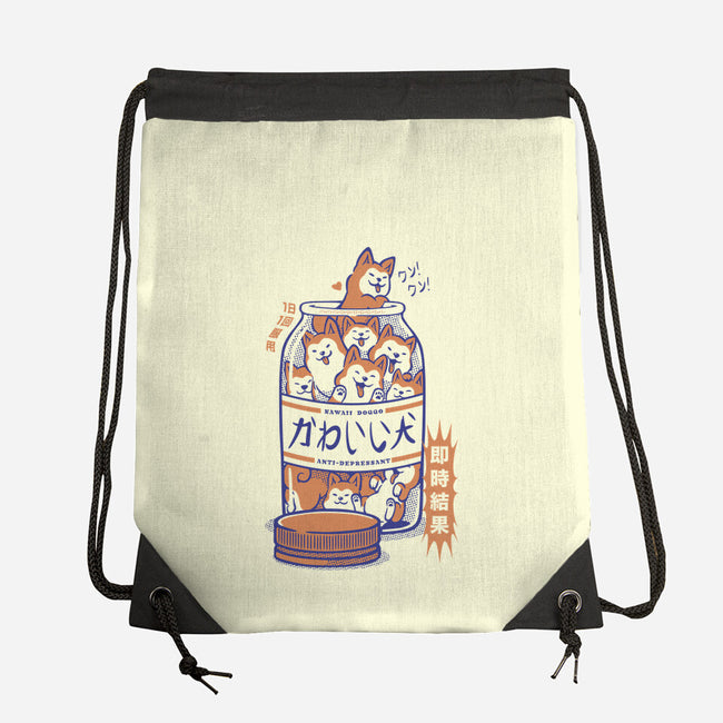 Shiba Antidepressant-None-Drawstring-Bag-tobefonseca