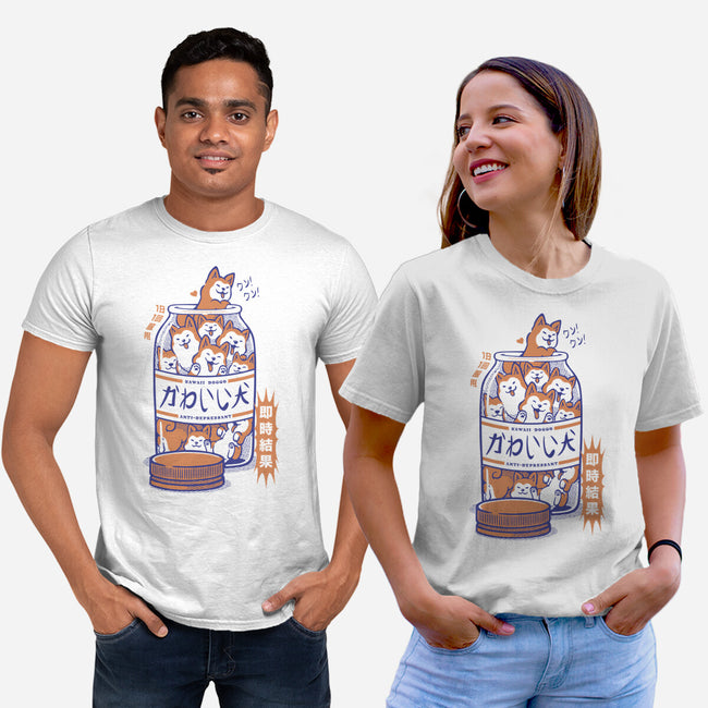 Shiba Antidepressant-Unisex-Basic-Tee-tobefonseca