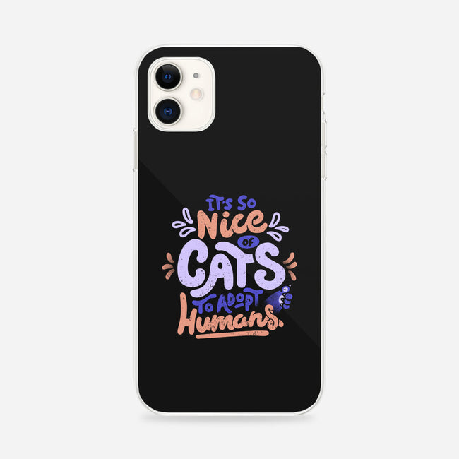 Cats Adopt Humans-iPhone-Snap-Phone Case-tobefonseca