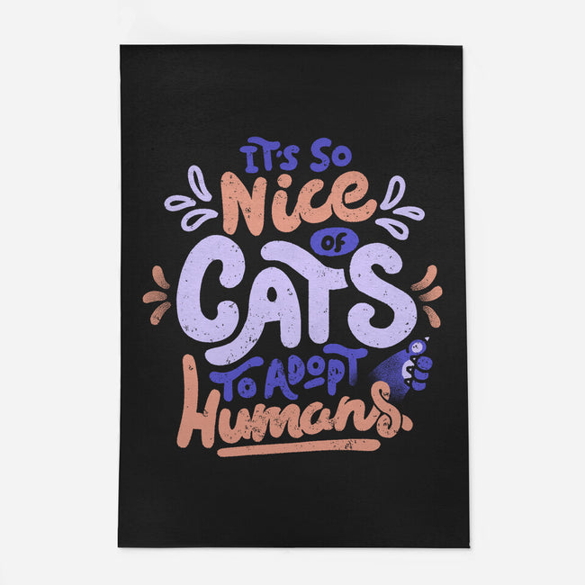 Cats Adopt Humans-None-Outdoor-Rug-tobefonseca