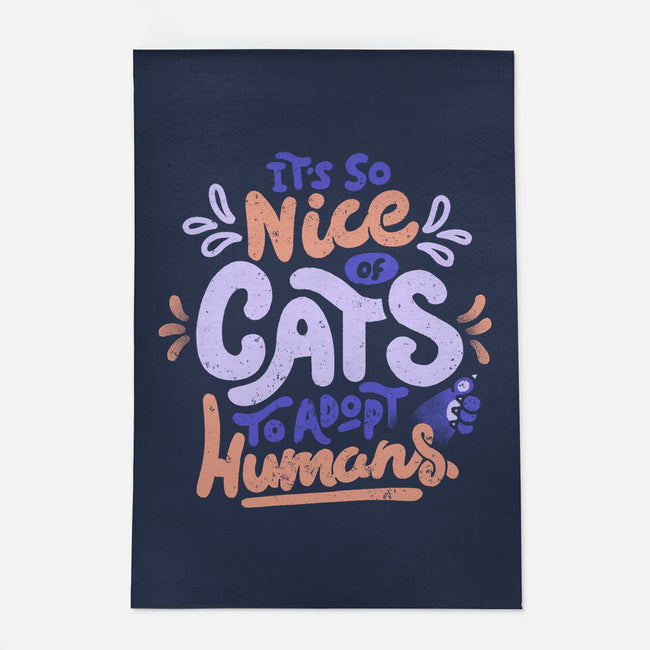 Cats Adopt Humans-None-Outdoor-Rug-tobefonseca