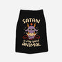 Satan Is My Spirit Animal-Dog-Basic-Pet Tank-tobefonseca