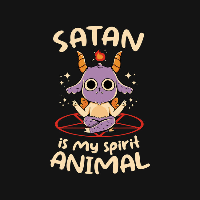 Satan Is My Spirit Animal-None-Drawstring-Bag-tobefonseca