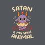 Satan Is My Spirit Animal-None-Beach-Towel-tobefonseca