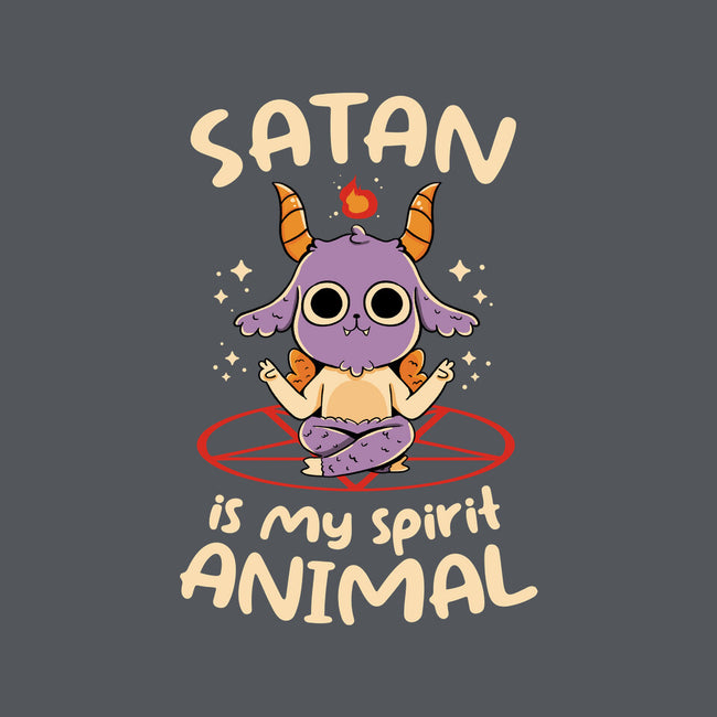 Satan Is My Spirit Animal-Unisex-Kitchen-Apron-tobefonseca