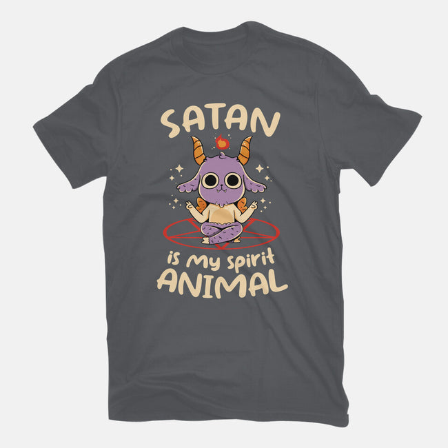 Satan Is My Spirit Animal-Mens-Heavyweight-Tee-tobefonseca