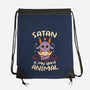 Satan Is My Spirit Animal-None-Drawstring-Bag-tobefonseca