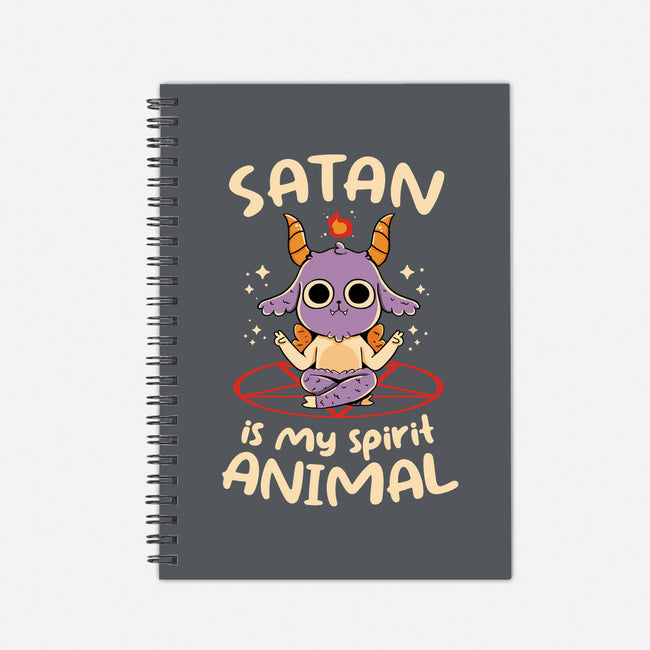 Satan Is My Spirit Animal-None-Dot Grid-Notebook-tobefonseca