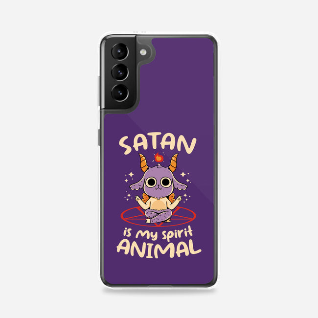 Satan Is My Spirit Animal-Samsung-Snap-Phone Case-tobefonseca