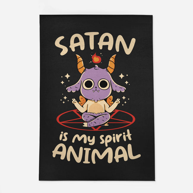 Satan Is My Spirit Animal-None-Indoor-Rug-tobefonseca