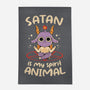 Satan Is My Spirit Animal-None-Indoor-Rug-tobefonseca