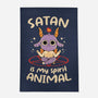 Satan Is My Spirit Animal-None-Indoor-Rug-tobefonseca