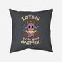 Satan Is My Spirit Animal-None-Removable Cover w Insert-Throw Pillow-tobefonseca