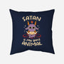 Satan Is My Spirit Animal-None-Removable Cover w Insert-Throw Pillow-tobefonseca