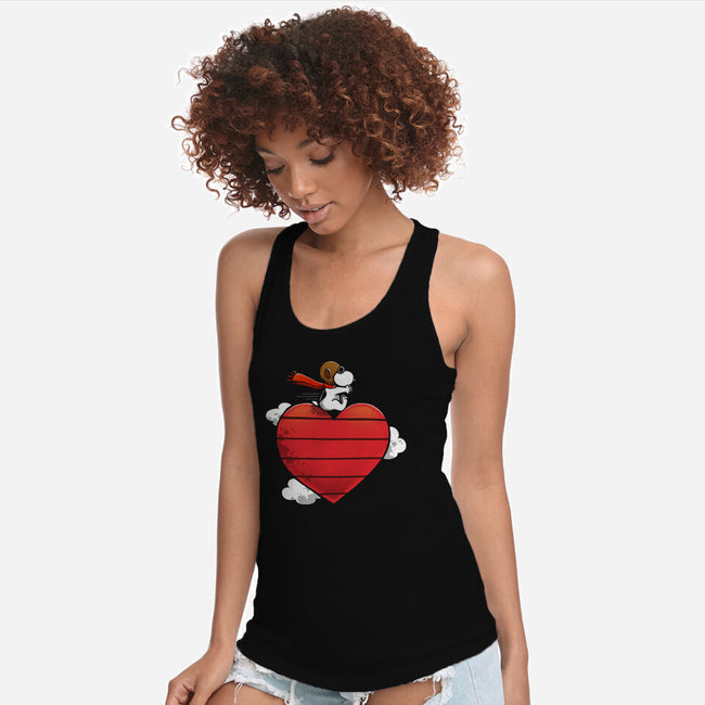 Baron Of Love-Womens-Racerback-Tank-Vallina84