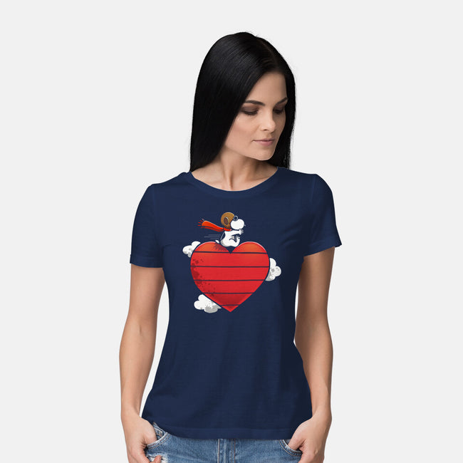 Baron Of Love-Womens-Basic-Tee-Vallina84