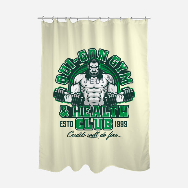 Qui-Gon Gym-None-Polyester-Shower Curtain-Wheels