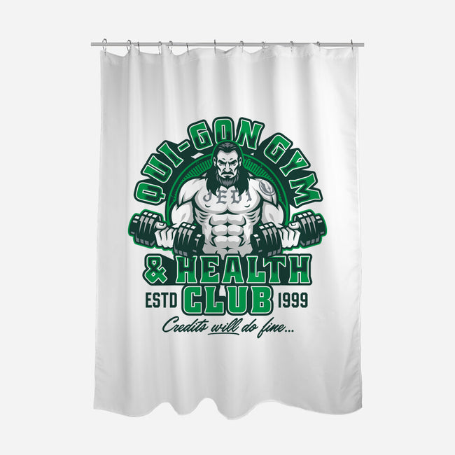 Qui-Gon Gym-None-Polyester-Shower Curtain-Wheels