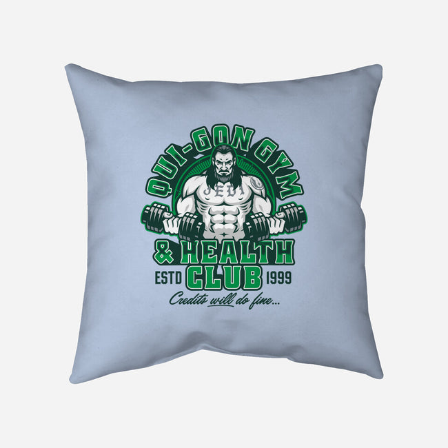 Qui-Gon Gym-None-Removable Cover-Throw Pillow-Wheels
