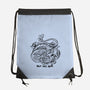 Bored Dragon-None-Drawstring-Bag-spoilerinc