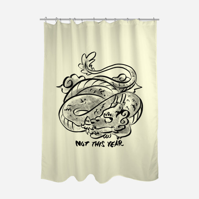 Bored Dragon-None-Polyester-Shower Curtain-spoilerinc