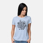 Bored Dragon-Womens-Basic-Tee-spoilerinc